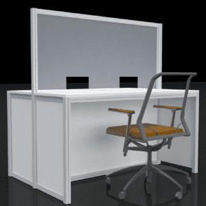 Pop-up Partition Desk