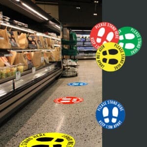 Social Distancing - Decals